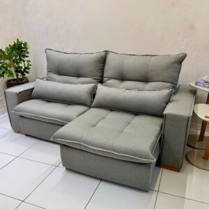 Sofá Dália Retrátil e Reclinável