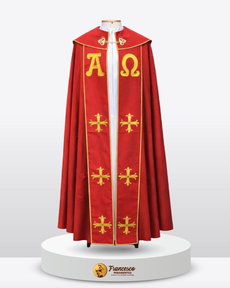 Capa Asperge Alfa e Ômega Vermelha