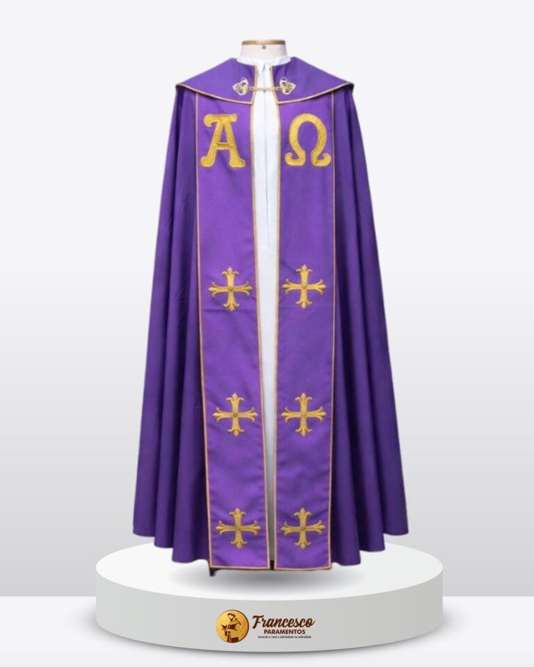 Capa Asperge Alfa e Ômega Roxa