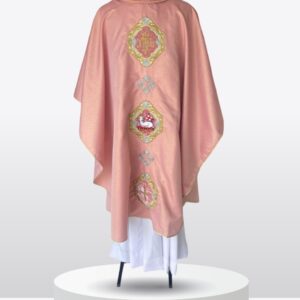 Casula Três Medalhões - Róseo